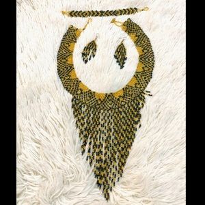 Mexican Huichol Handmade Set